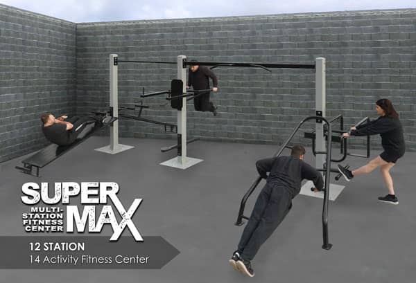 SuperMAX 12 Stations & 14 Activities Fitness Center